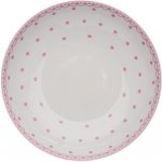 Thun 1794 Tom talíř hluboký 20 cm růžové puntíky porcelán – Zboží Dáma