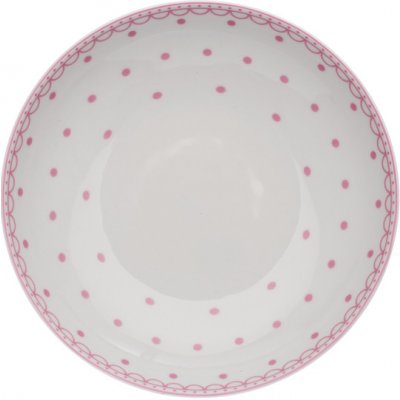 Thun 1794 Tom talíř hluboký 20 cm růžové puntíky porcelán – Zboží Dáma