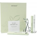 deNatura Lash set - Sérum na řasy 3 ml, objemová řasenka černá 6 ml, tekuté oční linky ve fixu 1,2 ml, kleštičky na řasy 1ks – Zbozi.Blesk.cz