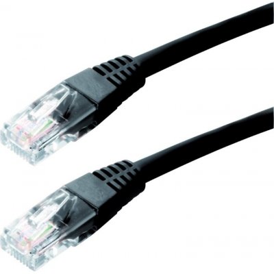 Datacom 15891 Patch UTP, CAT6, 0,25 m, černý – Hledejceny.cz