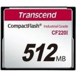 Transcend Industrial CompactFlash CF220I 512MB TS512MCF220I – Sleviste.cz