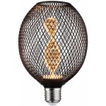 Paulmann 29086 Zyl Helix, černá dekorativní drátěná žárovka E27 3,5W 1800K, 11cm – Hledejceny.cz