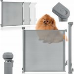 Lionelo Nastavitelná výsuvná branka THEA otevírání až do 140 cm Bílá – Hledejceny.cz