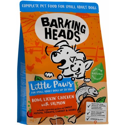 Barking Heads Little Paws Bowl Lickin’ Chicken 1,5 kg – Sleviste.cz