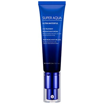 Missha Super Aqua Ultra Water-Full Eye Treatment hydratační oční krém na vrásky a tmavé skvrny 30 ml