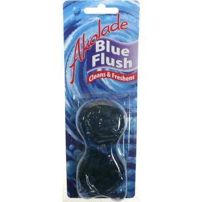 Akolade Blue Flush Cleans & Freshens WC blok do nádržky 2 x 50 g – Zboží Mobilmania