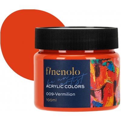 Finenolo Deli barvy akrylové 100 ml bílá EC17-WH – Zboží Mobilmania