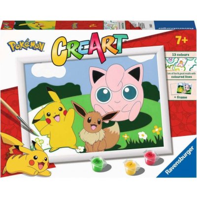 Ravensburger 236220 CreArt Pokémoni – Zbozi.Blesk.cz