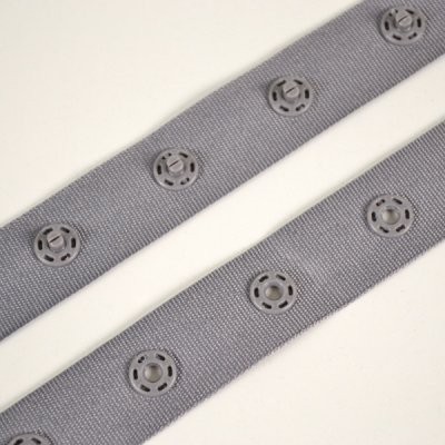 Takoy Zapínání na body / patentky na prýmku - tmavě šedé – Zboží Dáma
