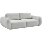 Bobochic Paris Světle šedá rozkládací pohovka Denise 250 cm – Zboží Mobilmania