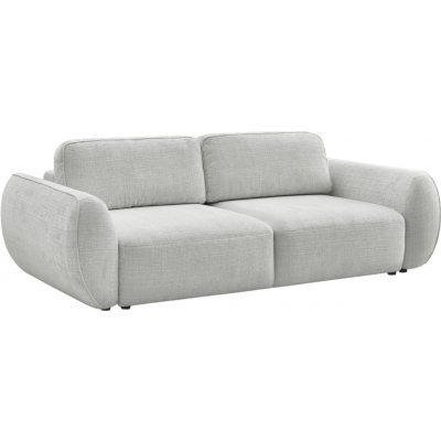 Bobochic Paris Světle šedá rozkládací pohovka Denise 250 cm – Zboží Mobilmania