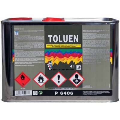 Barvy a laky Hostivař Toluen P6406 4l – HobbyKompas.cz