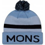 Mons Royale MCCLOUD MERINO POM POM BEANIE Modrá Černá – Hledejceny.cz