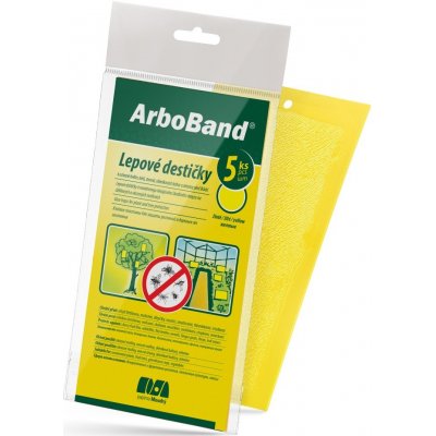 AgroBio PM Lepové desky žluté ArboBand 5 ks – Zboží Mobilmania