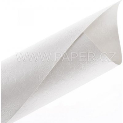 Papír na vizitky A4 230g 204917 Glamour černý se stříbrným potiskem – Zboží Mobilmania