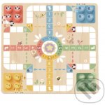 Tooky Toy Hra 2v1 Člověče, nezlob se, Hadi a žebříky pastel – Zboží Mobilmania