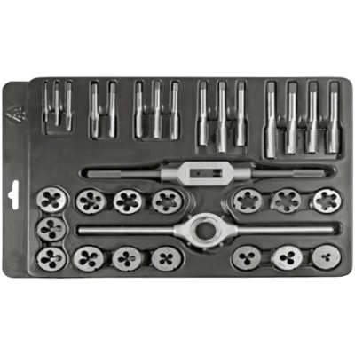 Bučovice Tools 340 126 Souprava závitořezných nástrojů M 4-JS, HSS (M3 - M12) – Hledejceny.cz