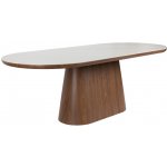 White Label ALMIRA 200 x 90 cm s mramorovým dekorem Ořechový – Zbozi.Blesk.cz