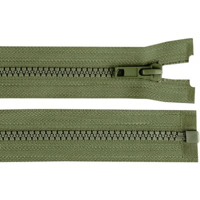 Kostěný zip dělitelný, délka 45 cm - khaki – Hledejceny.cz