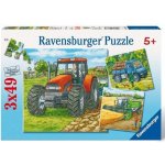 Ravensburger Zemědělské stroje 3 x 49 dílků – Hledejceny.cz