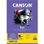 Canson Skicák černý 220 g m2 10 listů A4 – Zboží Dáma