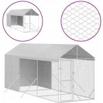 vidaXL Venkovní psí kotec se střechou stříbrný 200 x 600 x 250 cm – Zboží Dáma vidaXL Venkovní psí kotec se střechou stříbrný 200 x 600 x 250 cm – Zboží Dáma