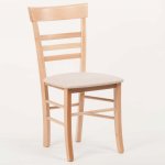 ITTC Stima Siena s čalouněným sedákem Buk / Lux béžová 25 – Sleviste.cz