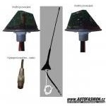 Anténa nízkošumová aktivní VKV/pasivní AM šikmá High immunity – Zboží Mobilmania