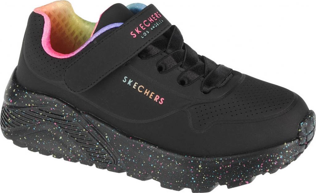 Skechers Uno Lite Rainbow Speckle 310456L BKMT