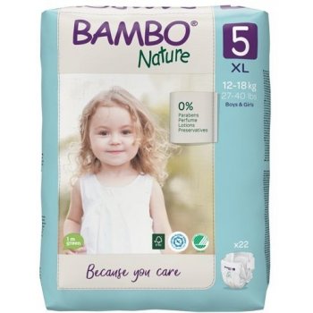 Bambo Nature 5 XL 12-18 kg 22 ks