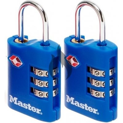 Master Lock 4686EURT modrý 2 ks – Zboží Mobilmania