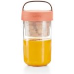Lékué Jar To Go svačinový box 600 ml lososový – Zboží Dáma