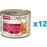 Animonda Carny Adult hovězí & srdce 12 x 200 g – Hledejceny.cz