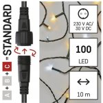 Emos D1AN02 Standard LED spojovací vánoční řetěz blikající 10 m venkovní teplá studená bílá – Zboží Dáma