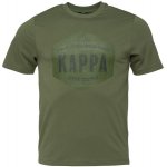 Kappa LOGO GAZIMA pánské triko khaki – Zboží Mobilmania