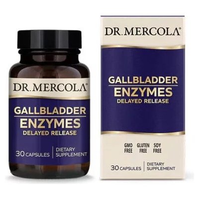 Dr. Mercola Žlučníkové enzymy s postupným uvolňováním, 30 kapslí