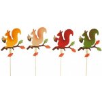 Anděl zápich veverka z filcu 11 cm + špejle 7090 – Zboží Dáma