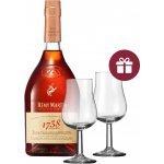 Rémy Martin 1738 Accord Royal 40% 0,7 l (dárkové balení 2 sklenice) – Zboží Dáma