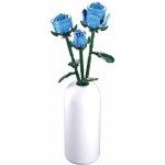 Sluban B1101-11 Modrá růže ve váze – Zboží Dáma