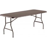 TENTino STL180PR Skládací stůl imitace ratanu 180x76 cm půlený – Zboží Dáma TENTino STL180PR Skládací stůl imitace ratanu 180x76 cm půlený – Zboží Dáma