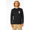 Pánské Tričko Rip Curl search essential l/s tee black