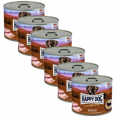 Happy Dog Sensible Pure Texas 6 x 200 g – Hledejceny.cz