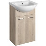 Aqualine ZOJA umyvadlová skříňka 41,5x74x25,3cm, bílá – Sleviste.cz