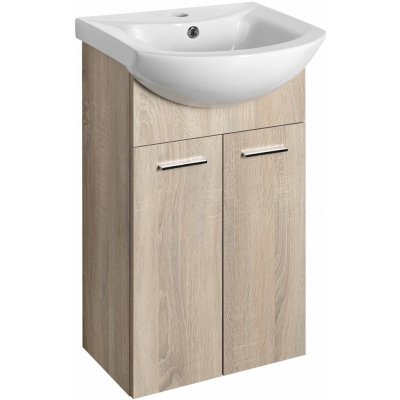 Aqualine ZOJA umyvadlová skříňka 41,5x74x25,3cm, bílá – Sleviste.cz
