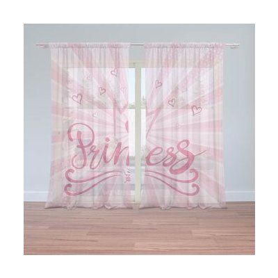 Sablio Záclony Princess: 2ks 150x250cm – Hledejceny.cz