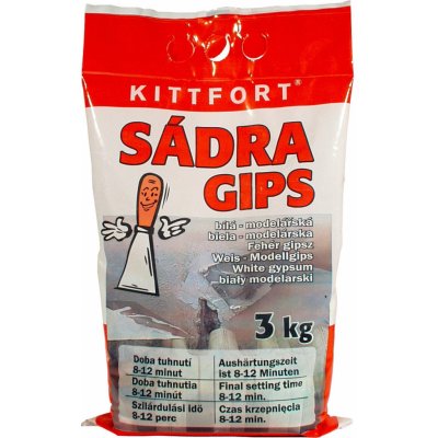 Kittfort Sádra modelářská bílá 3 kg – Hledejceny.cz