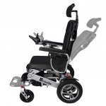 Eroute 8000FR Elektrický invalidní vozík skládací s automatickým skládáním a polohováním Barva: Černá – Hledejceny.cz