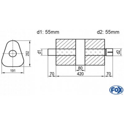 FOX UNI-K72542055s – Hledejceny.cz