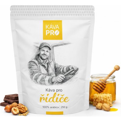 KávaPRO Káva pro řidiče zrnková 250 g – Hledejceny.cz