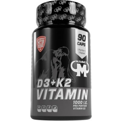 Vitamin D3+K2 - Mammut Nutrition 90 kaps.